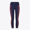 Högmidjade, lätta leggings med 7/8-längd och kantband Högmidjade, lätta leggings med 7/8-längd och kantband