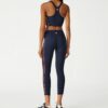 Högmidjade, lätta leggings med 7/8-längd och kantband Högmidjade, lätta leggings med 7/8-längd och kantband
