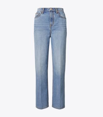 Högmidjade raka jeans