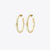 Icon Enamel Hoop Earrings