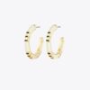 Icon Enamel Hoop Earrings