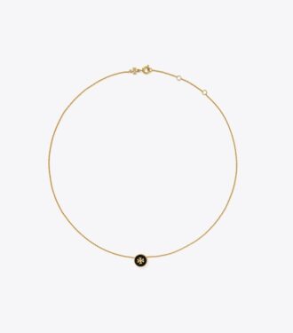 Icon Enamel Pendant Necklace