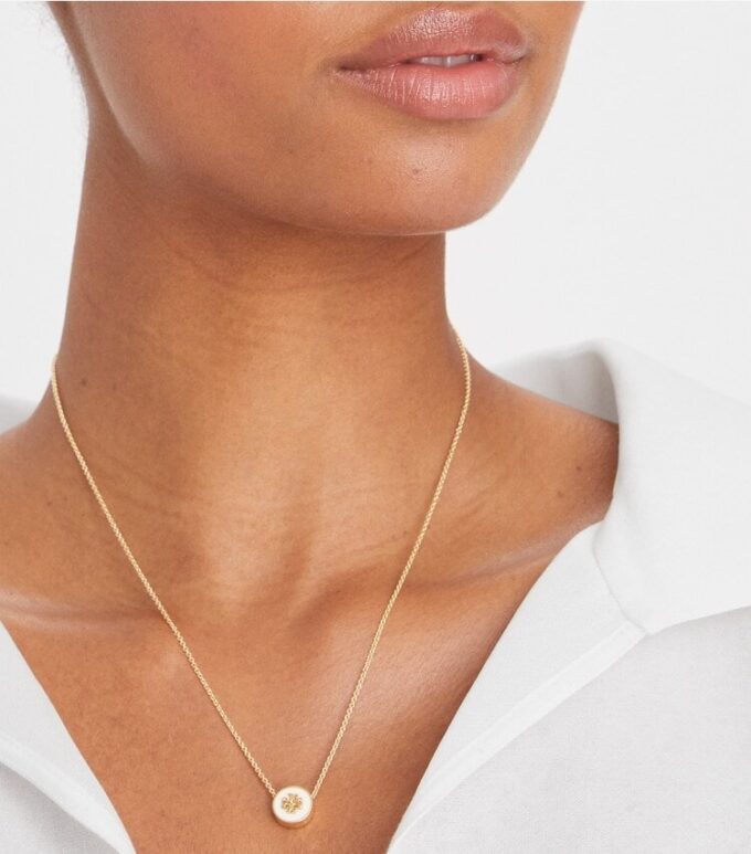 Icon Enamel Pendant Necklace