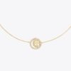 Icon Pavé Double Ring Pendant