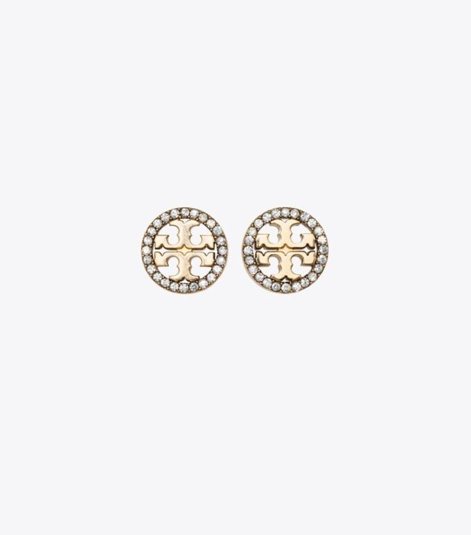 Icon Pavé halsband och örhängen i set