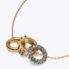 Icon Pavé halsband och örhängen i set