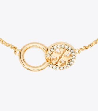 Icon Pavé Interlocking Chain-armband