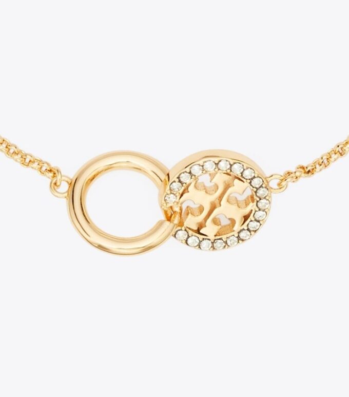 Icon Pavé Interlocking Chain-armband