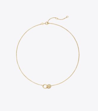Icon Pavé Interlocking halsband