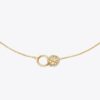 Icon Pavé Interlocking halsband