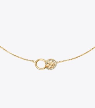 Icon Pavé Interlocking halsband