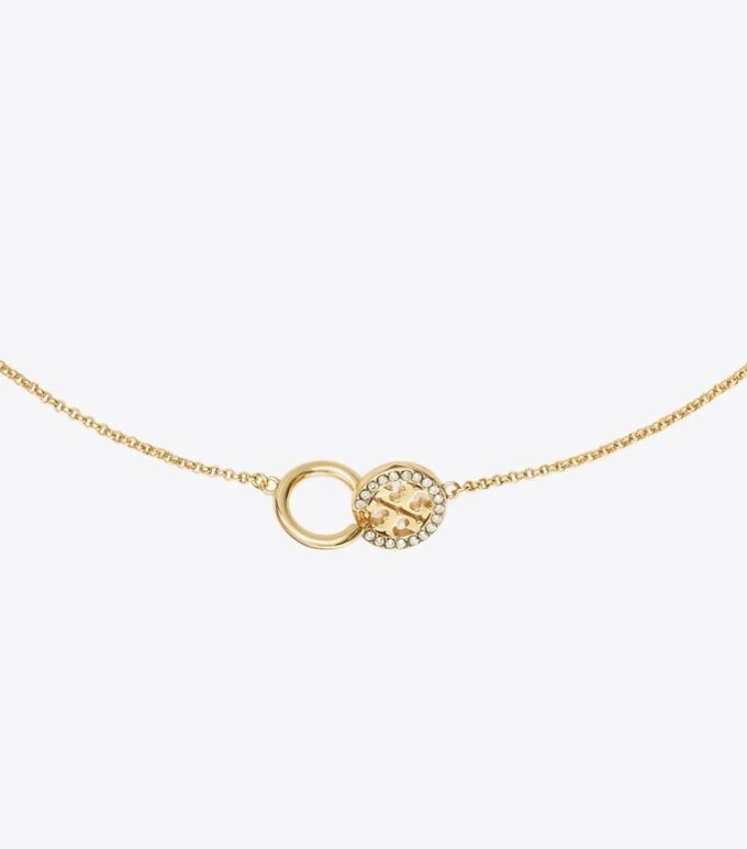 Icon Pavé Interlocking halsband