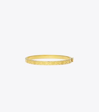 Icon T Monogram Thin Hinge Armband