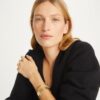 Icon T Monogram Thin Hinge Armband