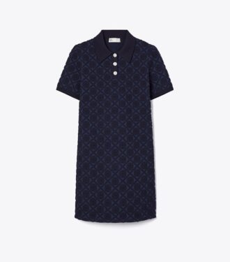 Jacquard-poloklänning