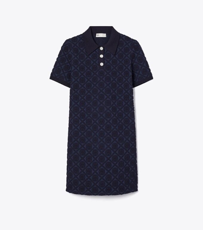 Jacquard-poloklänning Jacquard-poloklänning