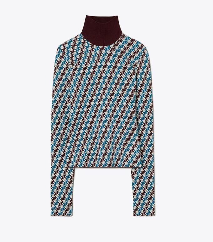Jacquard-turtleneck Jacquard-turtleneck