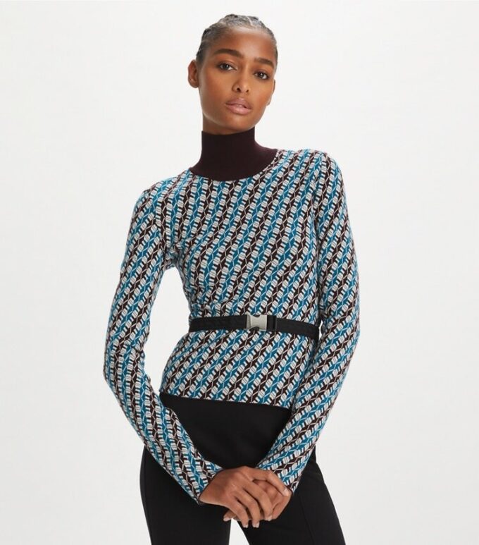 Jacquard-turtleneck Jacquard-turtleneck