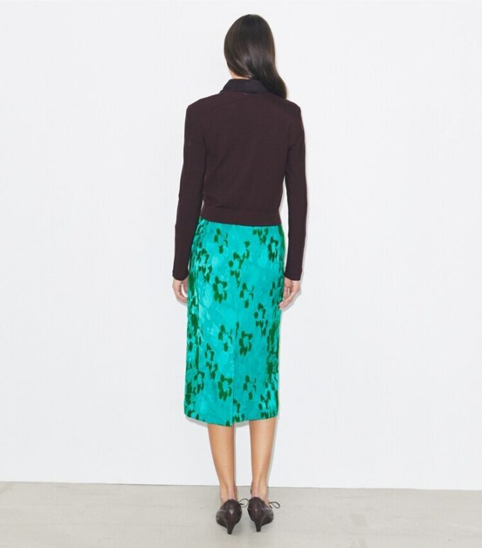 Jacquard-viskoskjol Jacquard-viskoskjol
