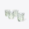 Jolie Fleur Double Old Fashioned Glass, set om 4
