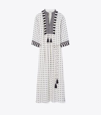 Kaftan med tröjfransar