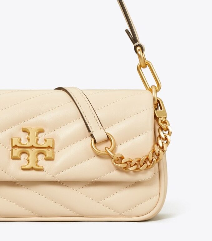 Kira Chevron liten axelväska med lock