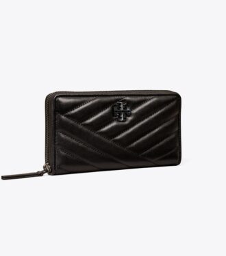 Kira Chevron pulverlackerad kontinental plånbok med dragkedja