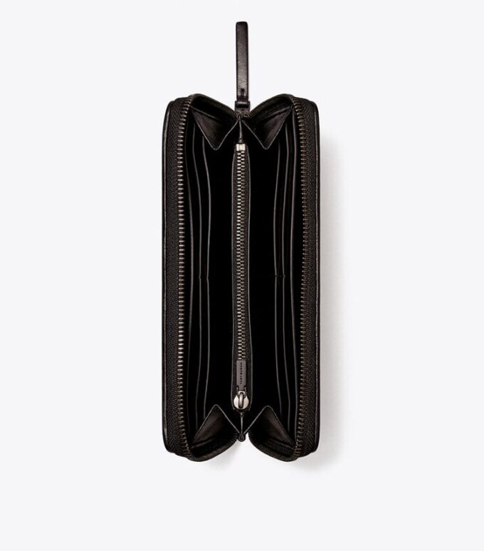 Kira Chevron pulverlackerad kontinental plånbok med dragkedja Kira Chevron pulverlackerad kontinental plånbok med dragkedja