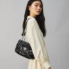 Kira Chevron Textured Small Convertible Shoulder Bag