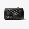 Kira Chevron Textured Small Convertible Shoulder Bag