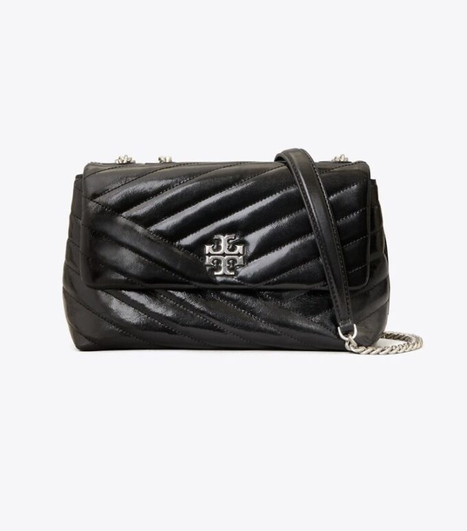 Kira Chevron Textured Small Convertible Shoulder Bag