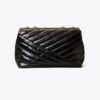 Kira Chevron Textured Small Convertible Shoulder Bag