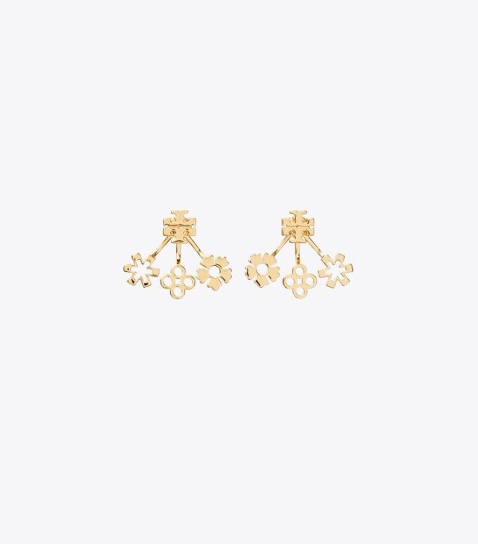 Kira Clover Front-Back Earring Kira Clover Front-Back Earring