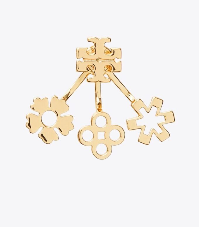 Kira Clover Front-Back Earring Kira Clover Front-Back Earring