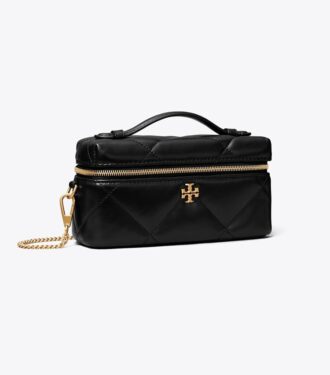 Kira Diamond Quilt Charm East-West Vanity Case