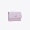 Kira Diamond Quilt Clover Flap Card Case Kira Diamond Quilt Clover Flap Card Case