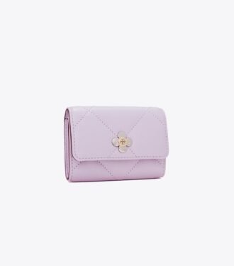 Kira Diamond Quilt Clover Flap Card Case Kira Diamond Quilt Clover Flap Card Case