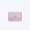Kira Diamond Quilt Clover Flap Card Case Kira Diamond Quilt Clover Flap Card Case