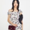 Kira Diamond Quilt Distressed Crossbody