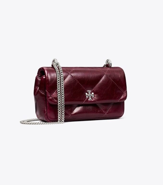 Kira Diamond Quilt Distressed Mini Flap Bag Kira Diamond Quilt Distressed Mini Flap Bag