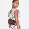 Kira Diamond Quilt Distressed Mini Flap Bag Kira Diamond Quilt Distressed Mini Flap Bag