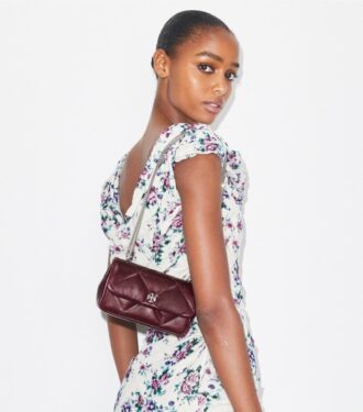 Kira Diamond Quilt Distressed Mini Flap Bag