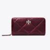Kira Diamond Quilt Distressed Zip Continental Wallet Kira Diamond Quilt Distressed Zip Continental Wallet