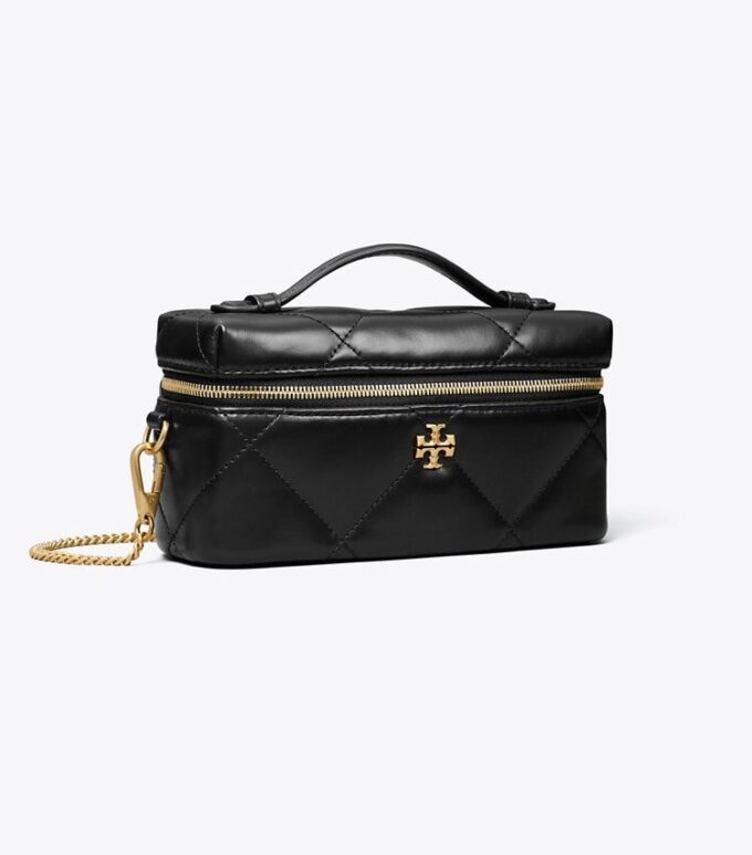 Kira Diamond Quilt East-West Vanity Case Kira Diamond Quilt East-West Vanity Case