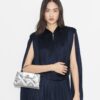 Kira Diamond Quilt Metallic Top-Handle Bag Kira Diamond Quilt Metallic Top-Handle Bag