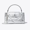 Kira Diamond Quilt Metallic Top-Handle Bag Kira Diamond Quilt Metallic Top-Handle Bag