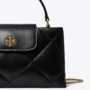 Kira Diamond Quilt Top-Handle Bag