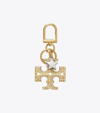 Kira Pavé Star Logo Key Charm