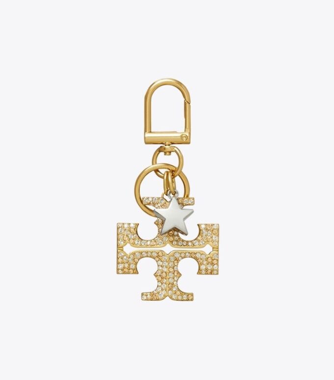 Kira Pavé Star Logo Key Charm