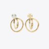 Kira Pearl Double Hoop Earring Kira Pearl Double Hoop Earring